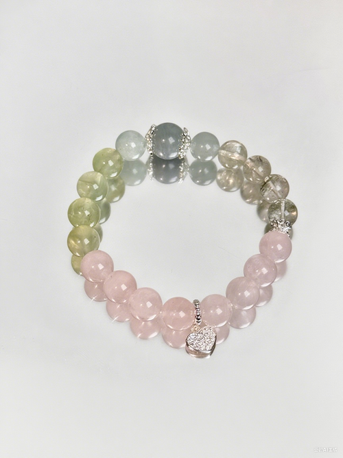 [Harmony of Wood and Fire] crystal bead bracelet