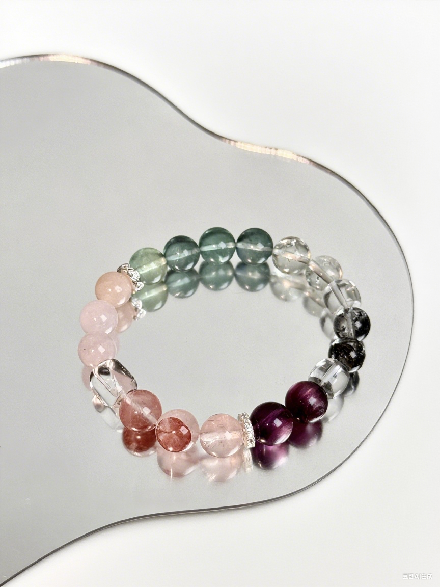 [Mystic Mirrorlight] crystal bead bracelet