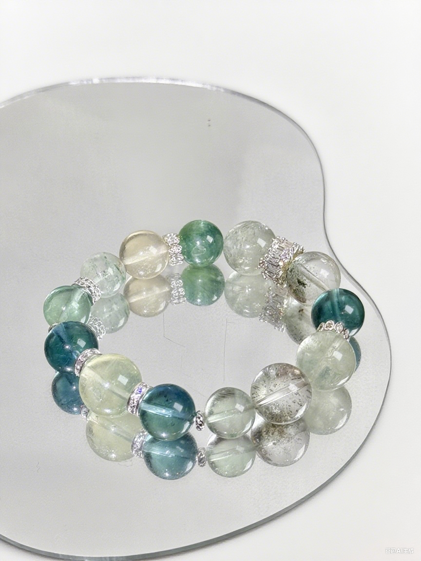 [Green Shadow Fairyland] crystal bead bracelet