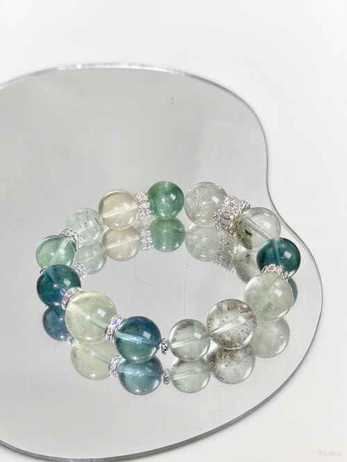 [Green Shadow Fairyland] crystal bead bracelet